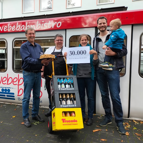 30.000 Besucher im CVJM-Schwebebahnbistro