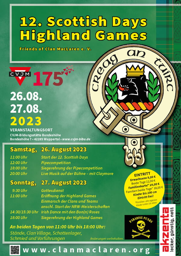 Highland Games 2023 Plakat