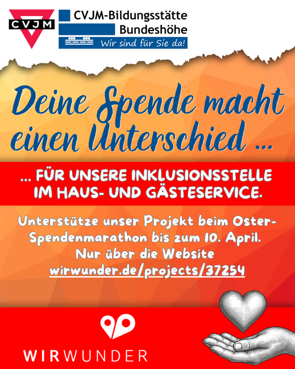 Spendenmarathon Ostern 2026